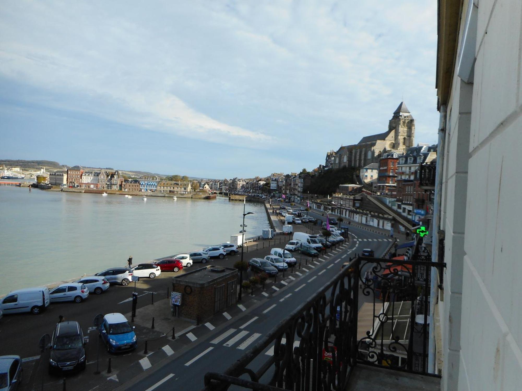 Superbe vue mer Quai 39 Le Tréport Extérieur photo